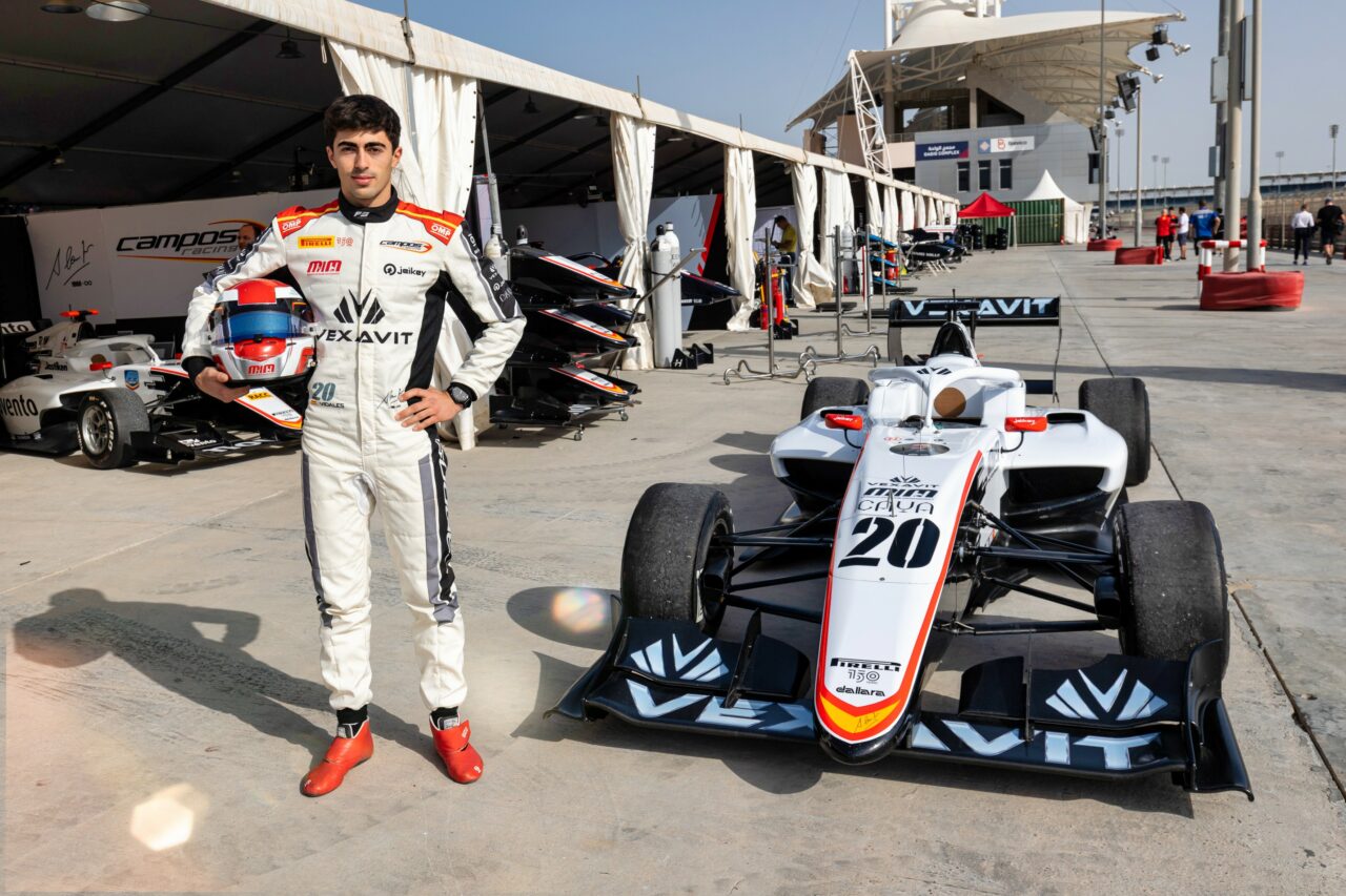 Vidales sets fast times in first F3 test