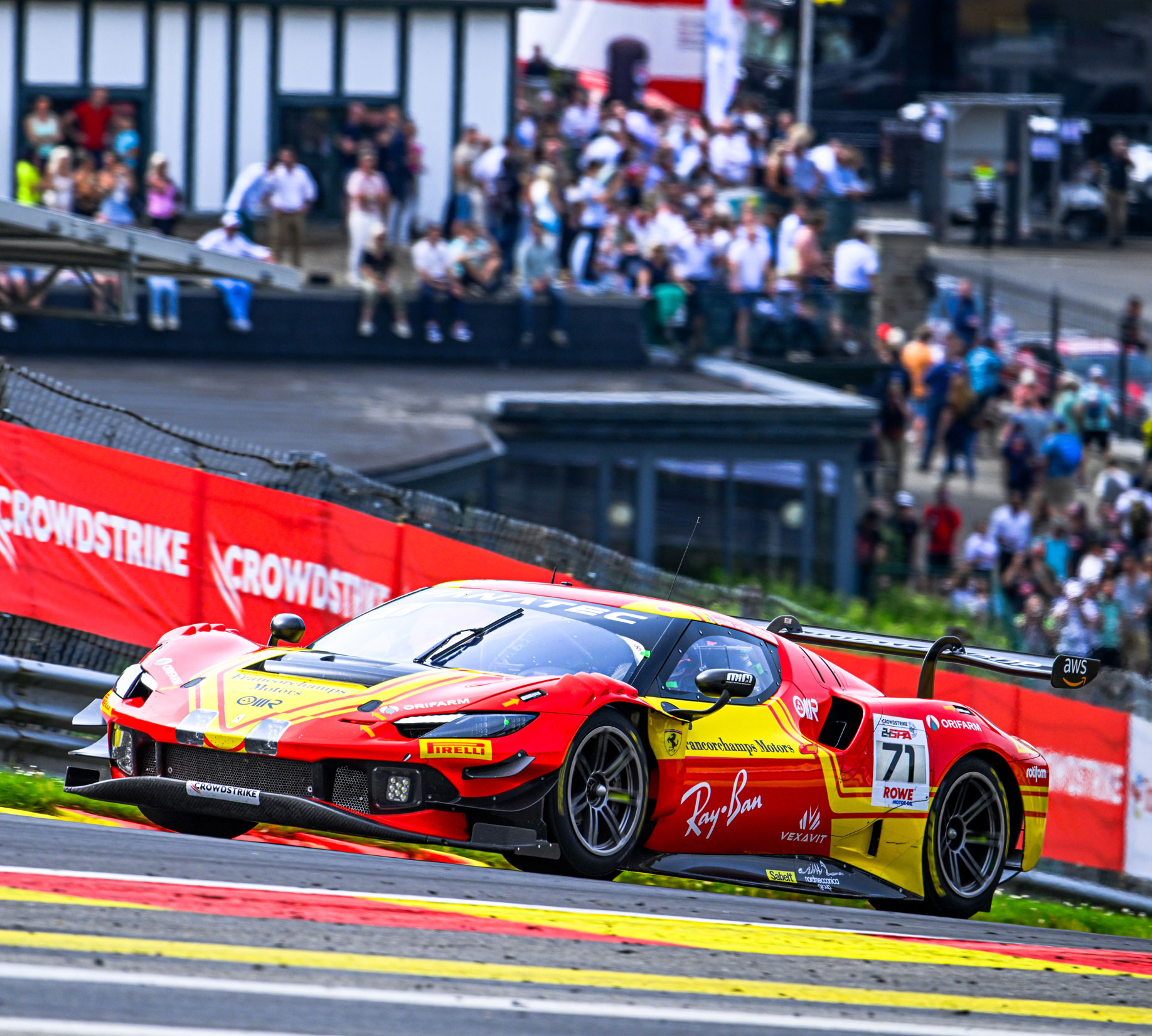 GT ROOKIE VIDALES PRODUCES EXCELLENT RACE IN SPA 24-HOUR DEBUT