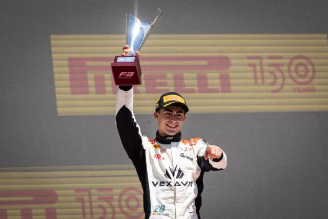 Vidales wins maiden F3 race in Barcelona!